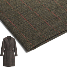 herringbone woven woolen yarn dyed fabric for suit